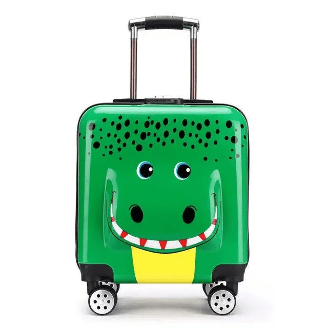 Buy 3D Luxury Trolley Suitcase for Kids – High-Quality Rolling Luggage for Young Travelers Dino at Myneemoe Online In India