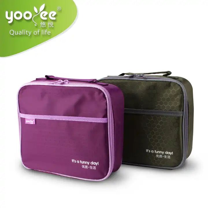 Buy Meal Station 4 Compartment Stainless Steel Bento Lunch Box with Bag at Myneemoe Online In India