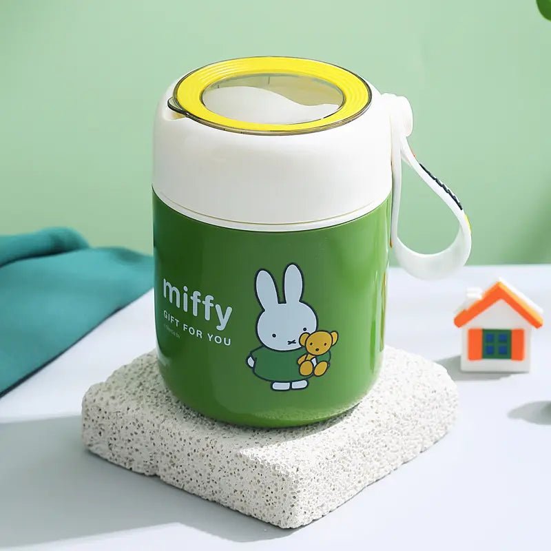 Buy MyneeMoe Miffy Meal Leak-Proof Stainless Steel Vacuum Jar for Hot & Cold Meals Grass Green - Food Jar at MyneeMoe Online In India