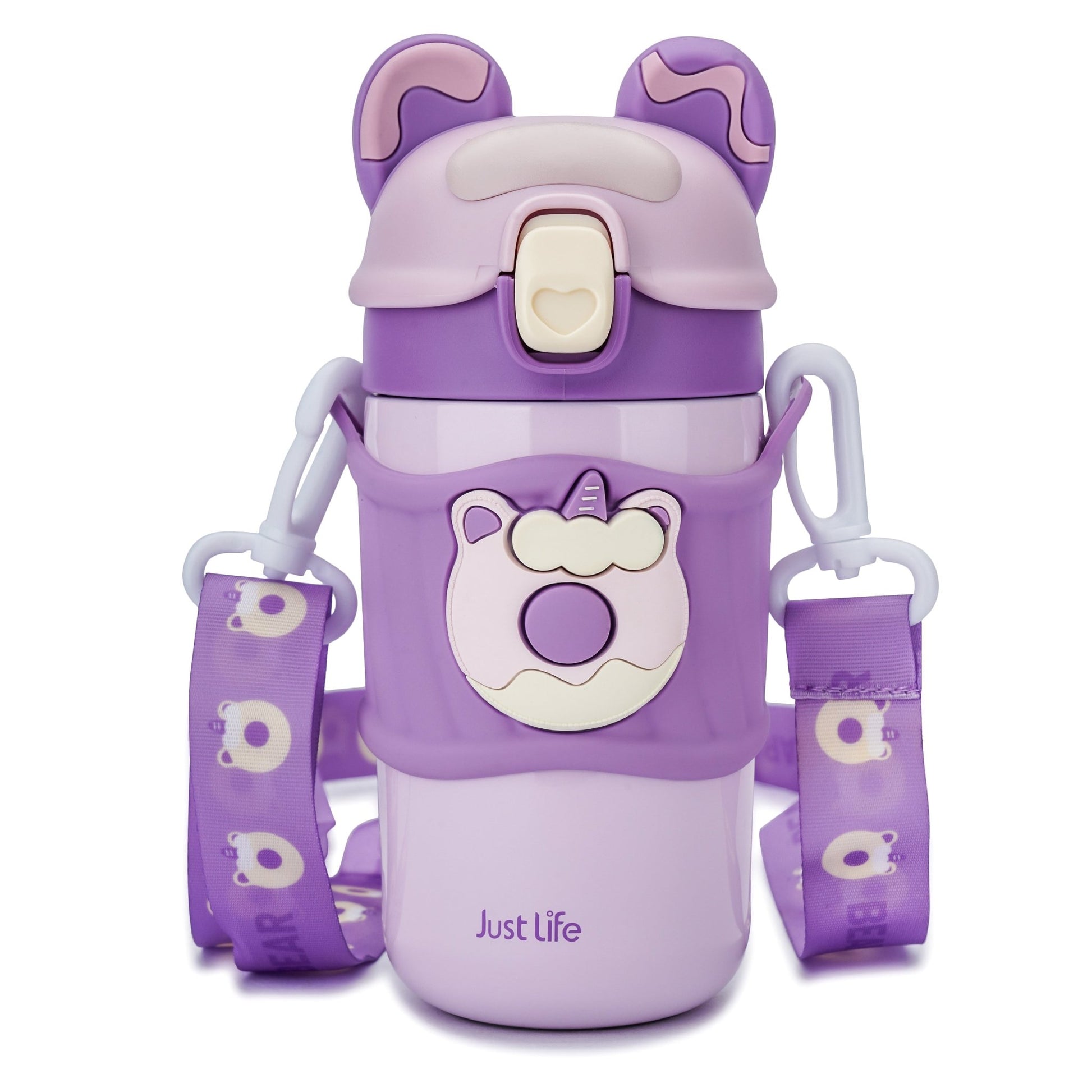 Buy Just Life (380ml) 316 Stainless Steel Water Bottle for Kids (4 Amazing Colors Available) Lavender at MyneeMoe Online In India