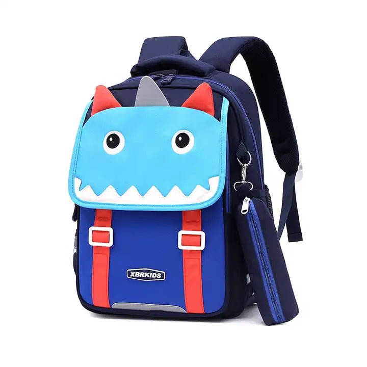 Buy Super Satchel Large Capacity Elite Backpack Blue With Light Blue (Shark) at MyneeMoe Online In India