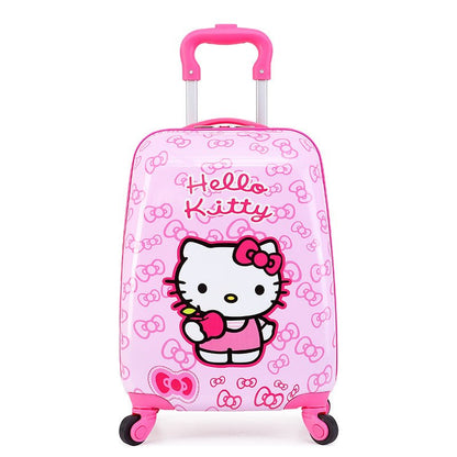 Buy Super Character Trolley Suitcase for Kids – Vibrant Rolling Luggage for Adventures and Travel Hello Kitty at Myneemoe Online In India