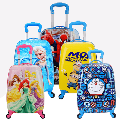 Buy Super Character Trolley Suitcase for Kids – Vibrant Rolling Luggage for Adventures and Travel at Myneemoe Online In India