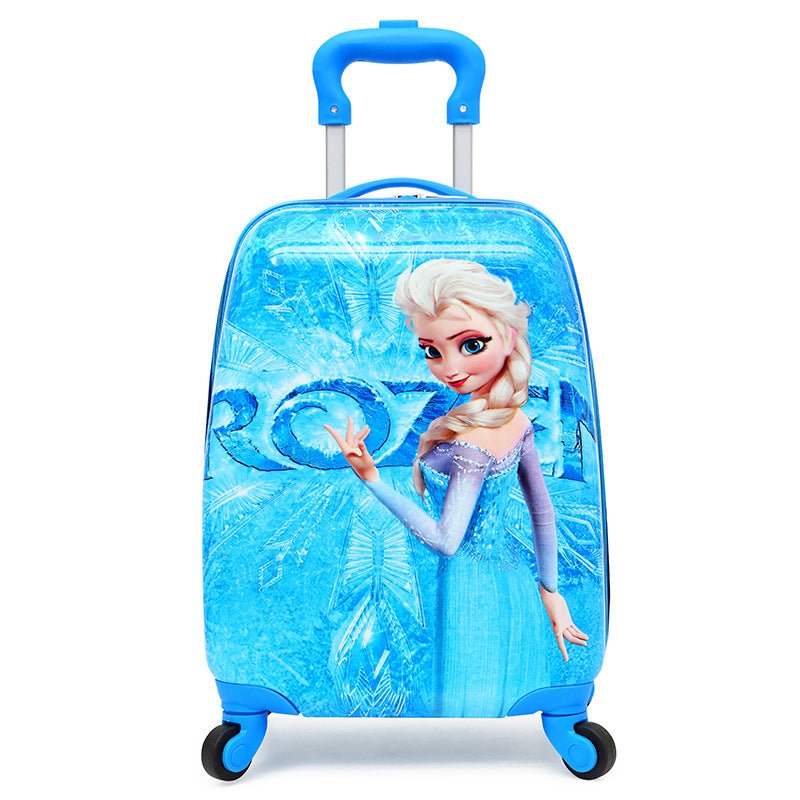 Buy Super Character Trolley Suitcase for Kids – Vibrant Rolling Luggage for Adventures and Travel Frozen at Myneemoe Online In India