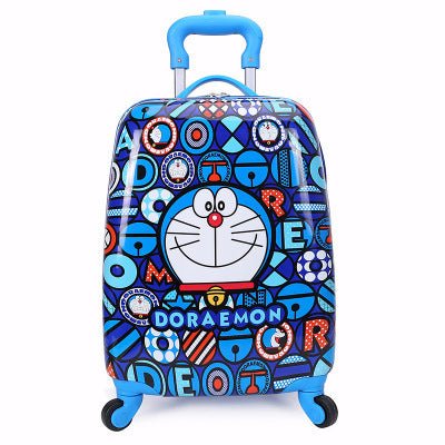 Buy Super Character Trolley Suitcase for Kids – Vibrant Rolling Luggage for Adventures and Travel Doraemon at Myneemoe Online In India