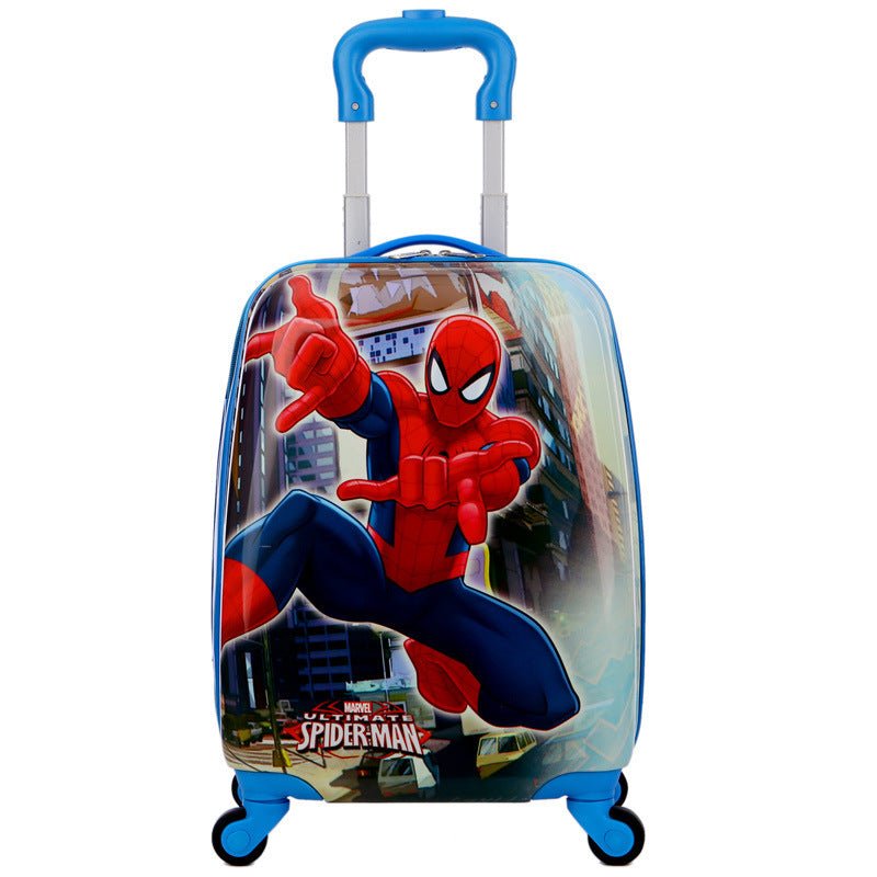 Buy Super Character Trolley Suitcase for Kids – Vibrant Rolling Luggage for Adventures and Travel Spider Man at Myneemoe Online In India